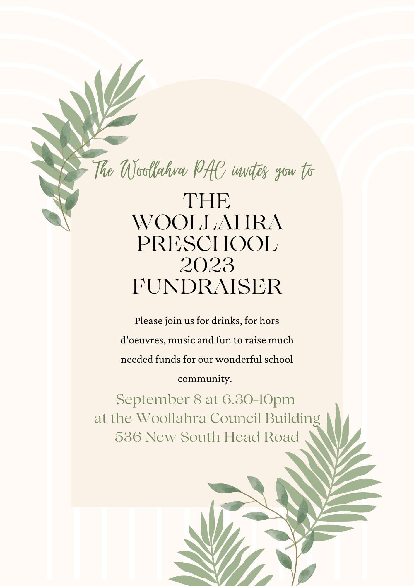 Woollahra Preschool 2023 Fundraiser 