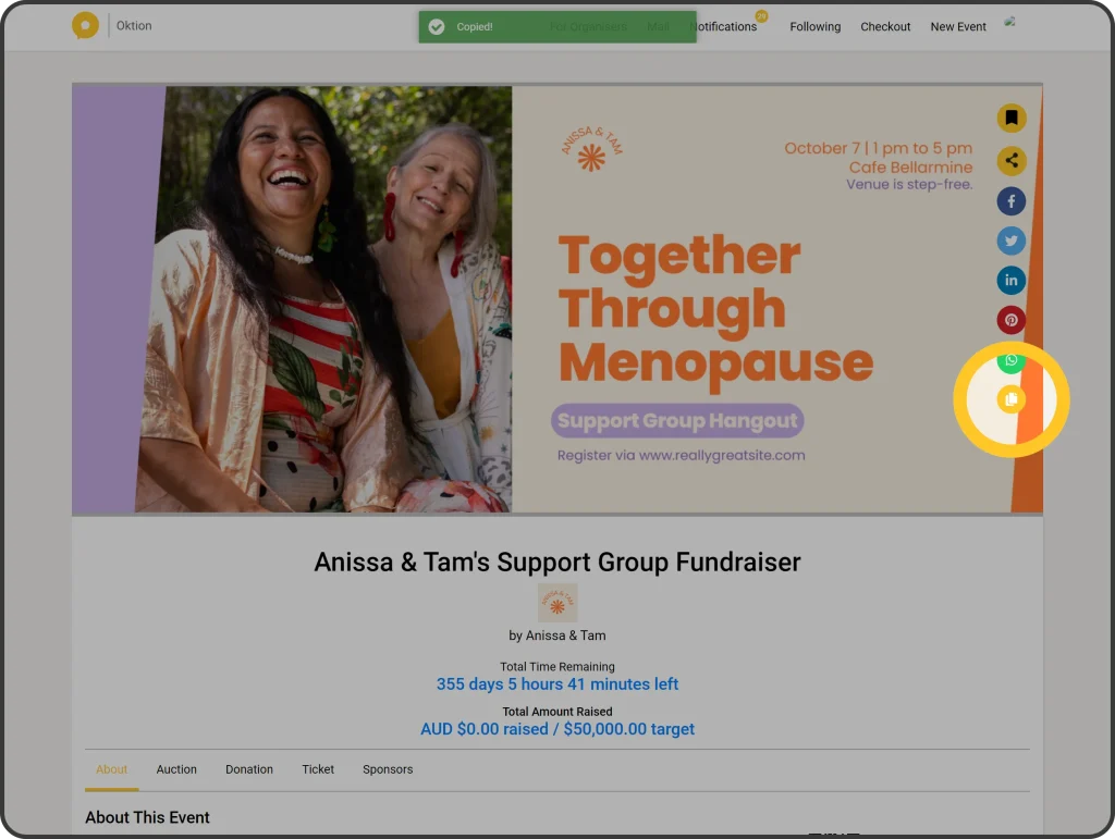 Copy paste URL – 1